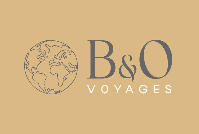 DPS 5105 - B&O VOYAGE - Logo design - sur fond marron